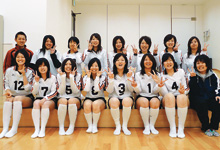 女子バレーボール部