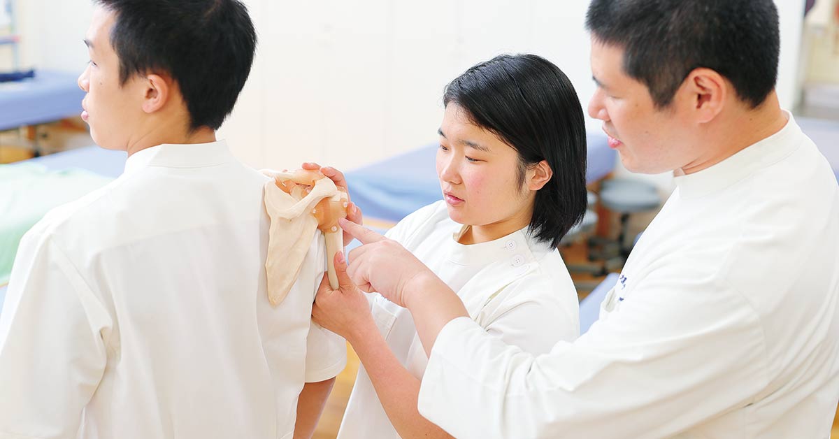 先生の丁寧な指導