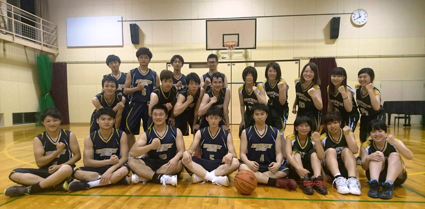 バスケ部 かっこいい新しいユニフォーム出来ました 大阪ハイテクノロジー専門学校